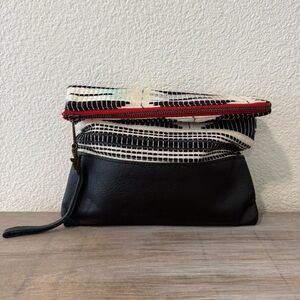 Black and White Women's Clutch